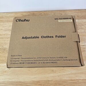 Ohuhu Shirt Folding Board T-Shirts Clothes Folder Durable Folding Helper New NIB
